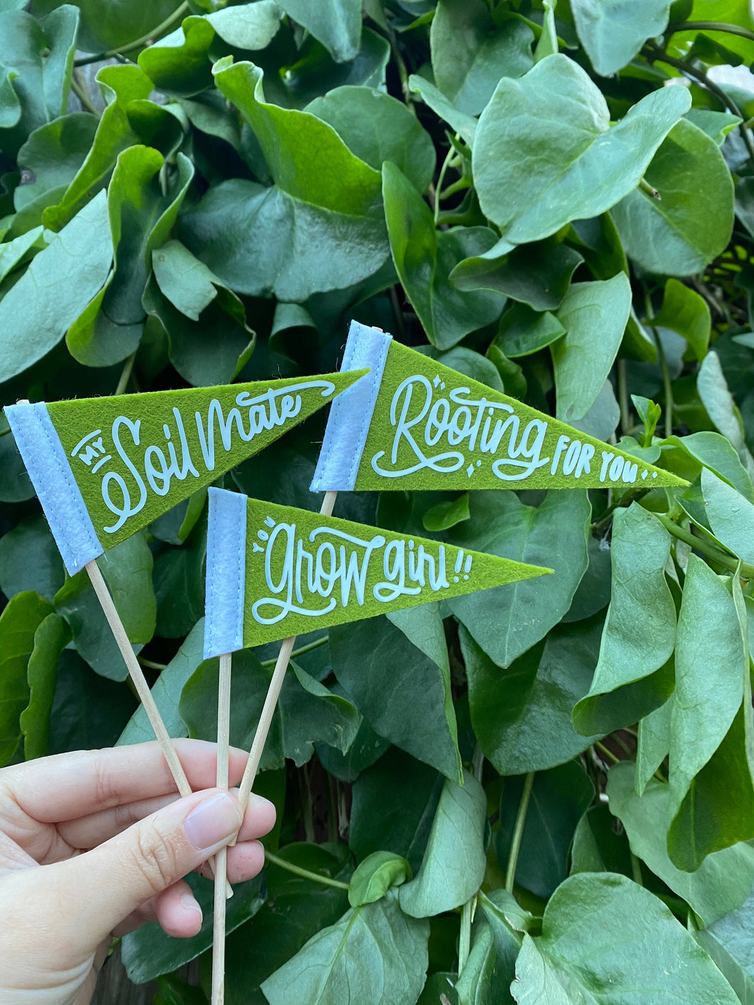 Teeny Mini Plant Pennants