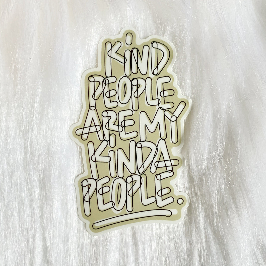 Kind People Sticker