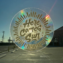 Load image into Gallery viewer, Here Comes the Sun Suncatcher Sticker
